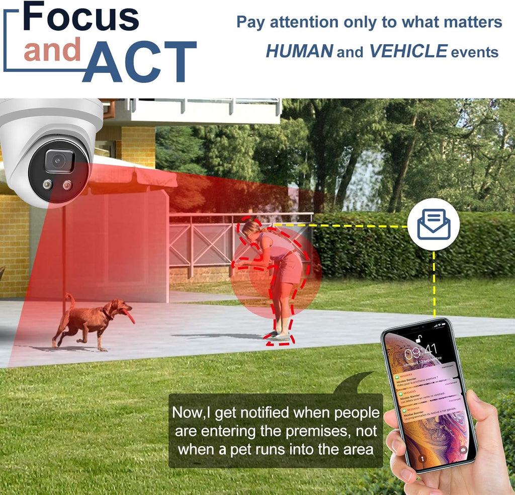 4MP POE IP Camera Built-in Microphone IP67 Waterproof A2489