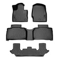 Black Floor Mats Liner Set with 2nd Row Bench Seats B4833