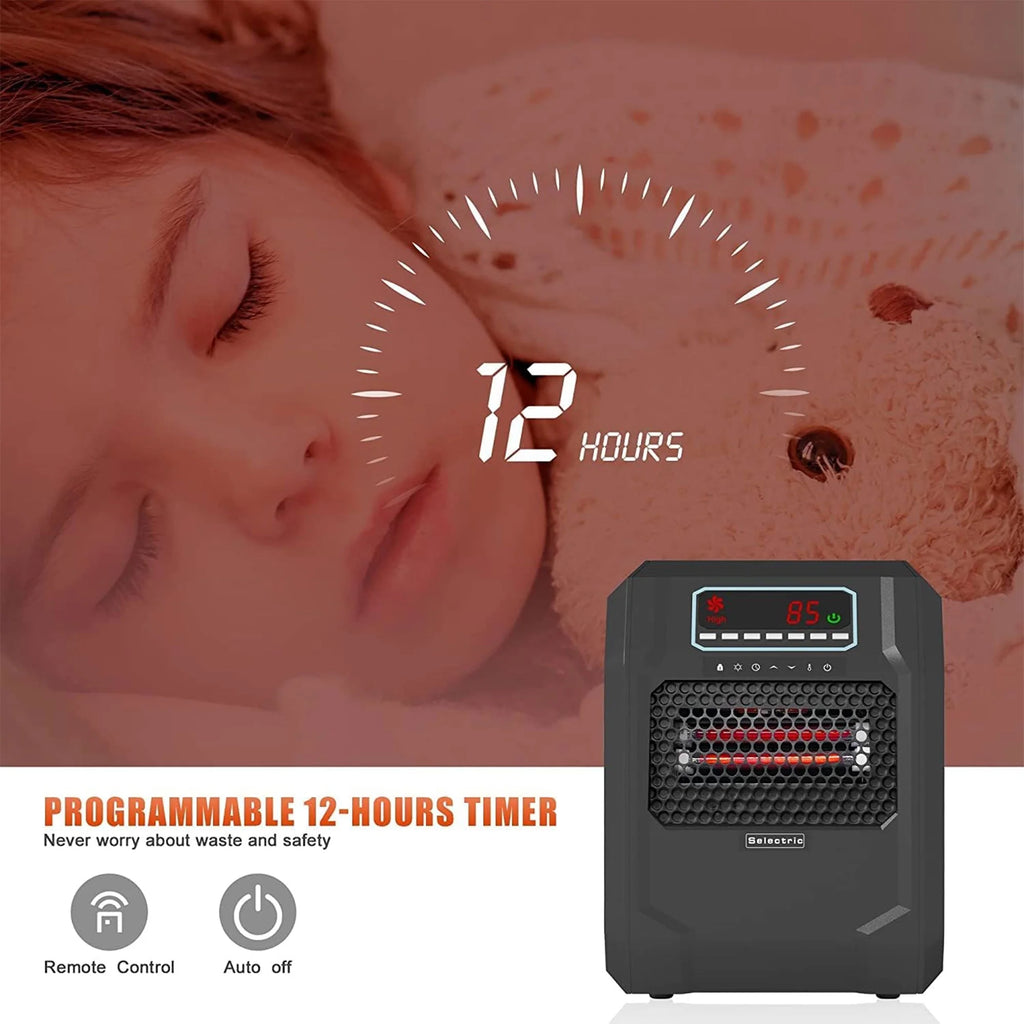 Electric Space Heater with Remote Control (2 Pack) U101936