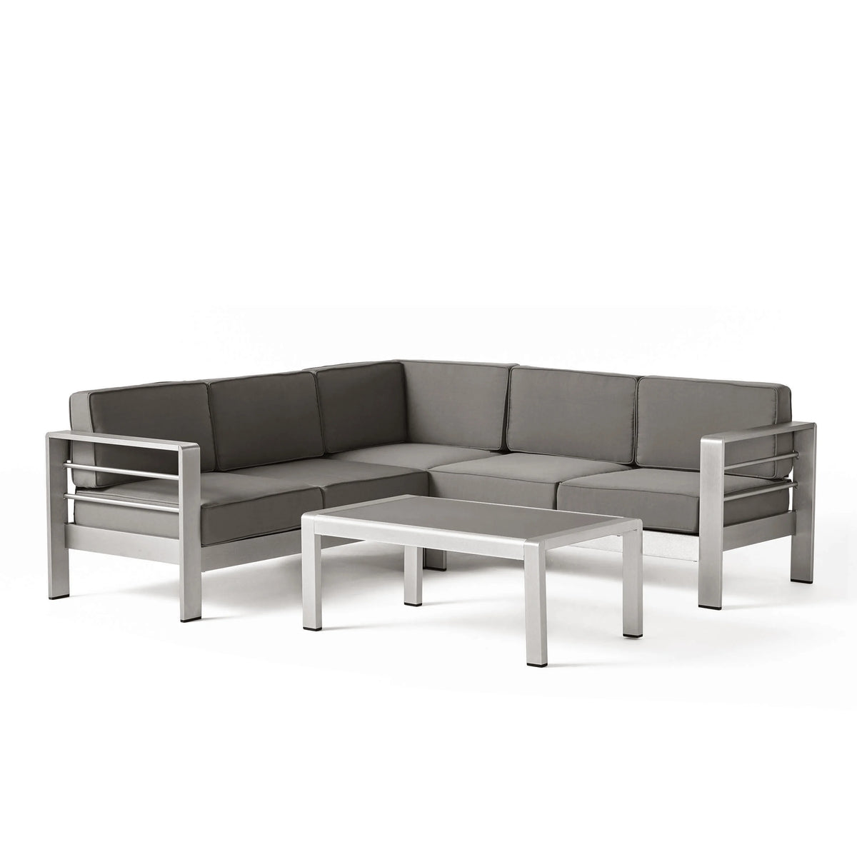 Outdoor Sofa and Chat Set with Lounges and Firepit Z3294