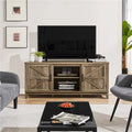Rustic Oak Storage TV Stand B784