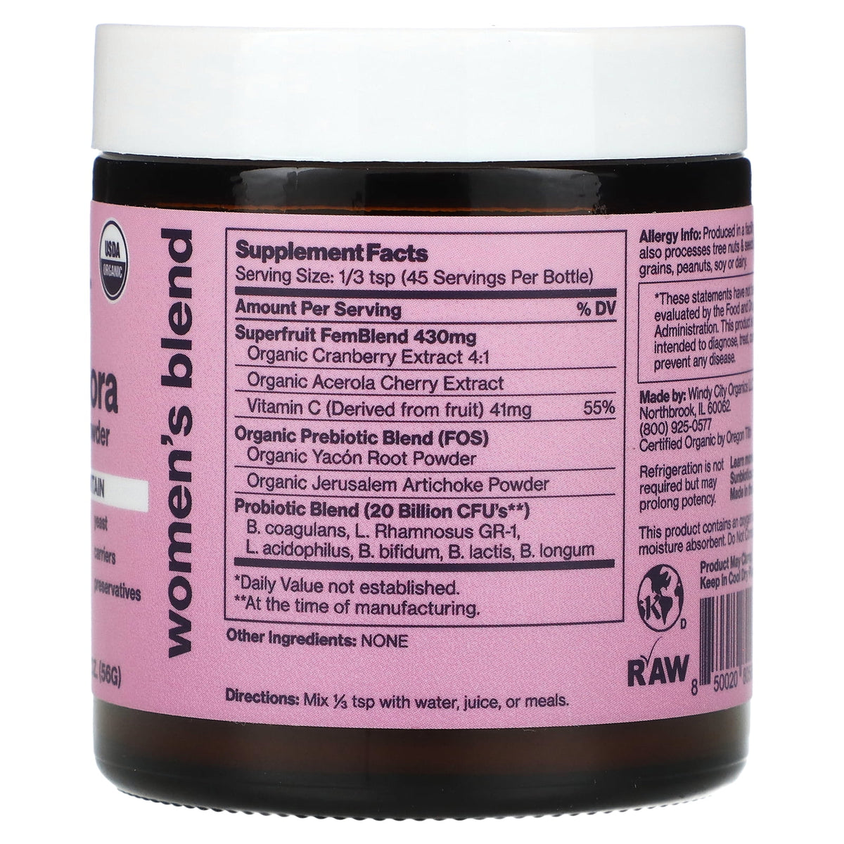 Probiotic & Prebiotic Powder 2 oz D676
