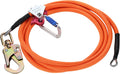 Steel Wire Core Flipline Rope Kit 5/8 x 12 ft with Triple Lock Carabiner Pack of 2 W151