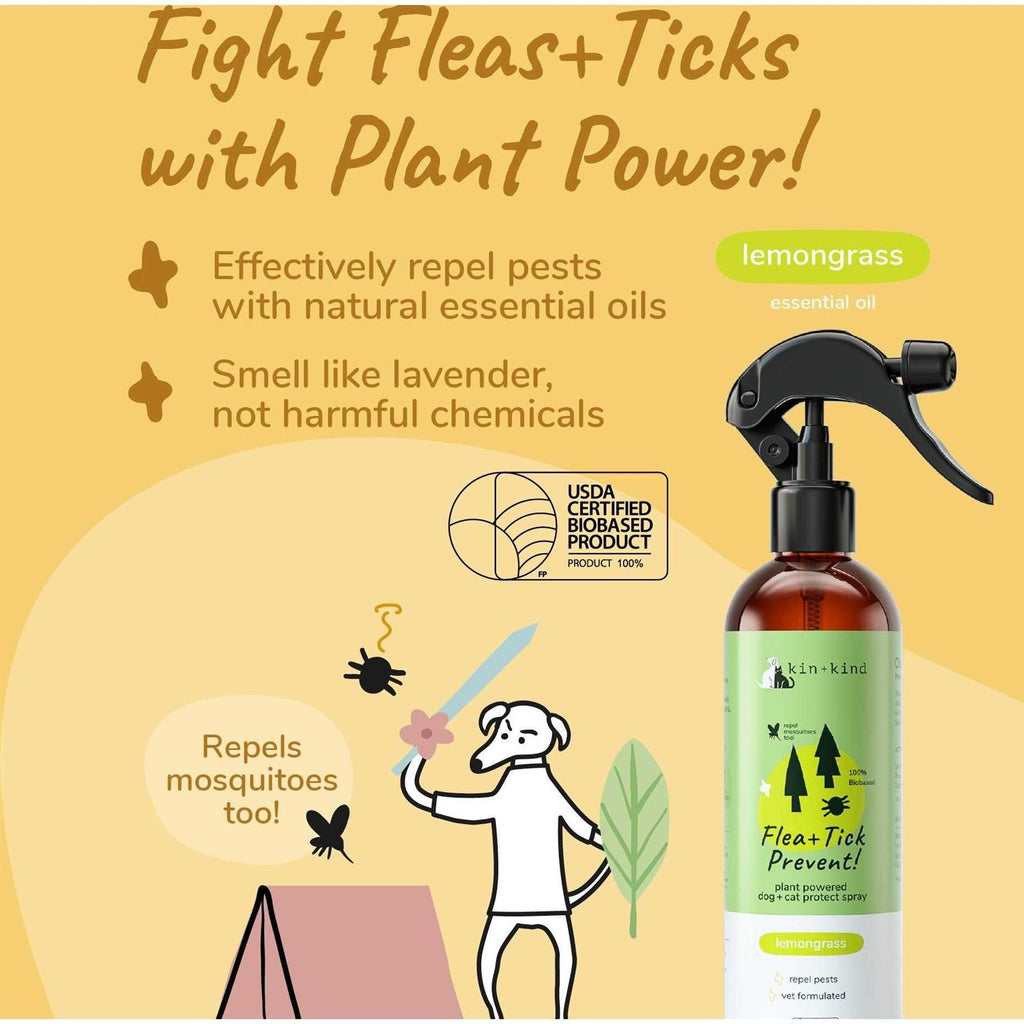 Lemongrass Flea & Tick Repel Spray Q1541