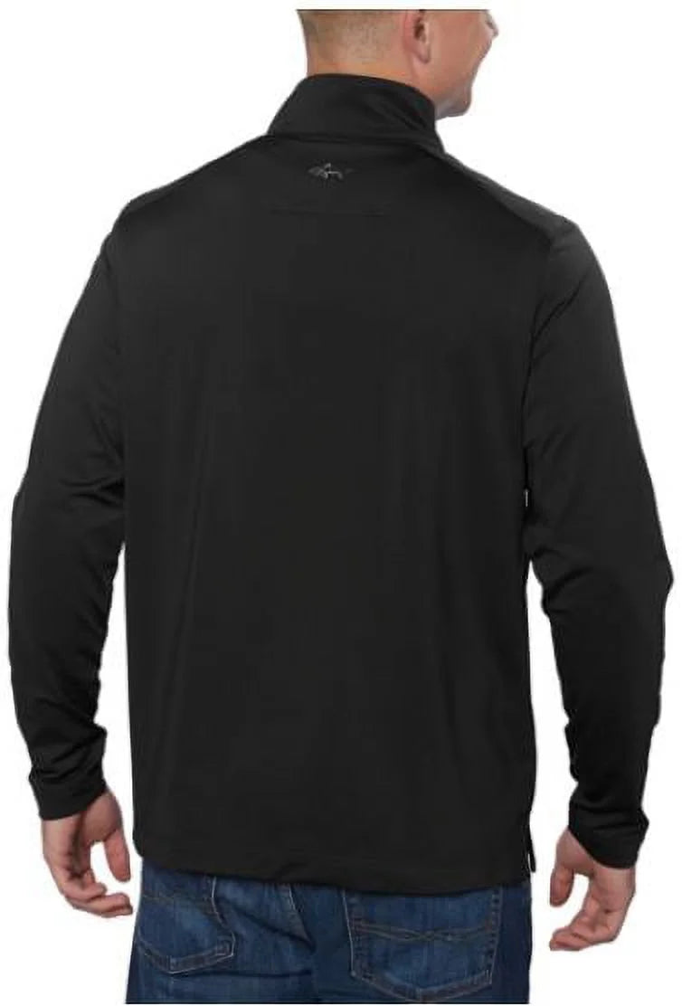 Black 1/4 Zip Pullover Shirt N7270