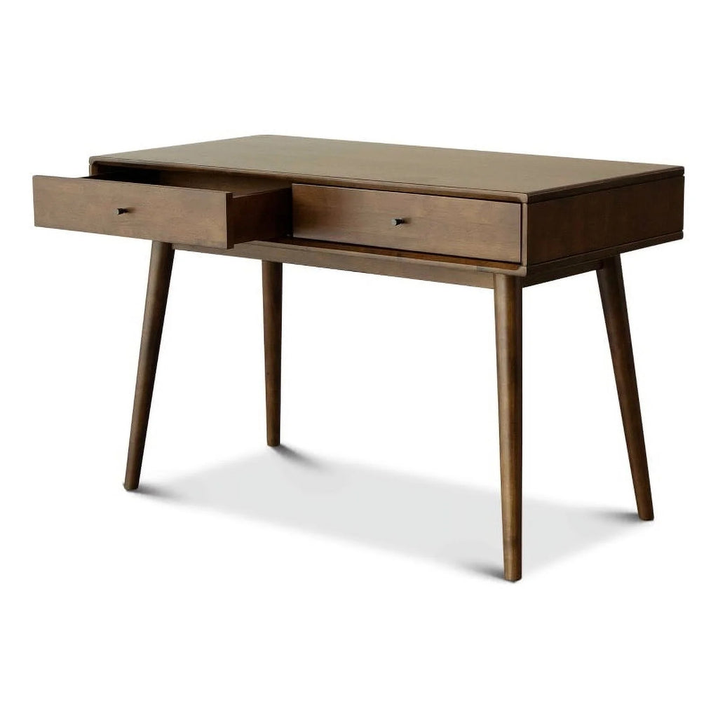 Mid Century Solid Wood Walnut Work Desk P17439