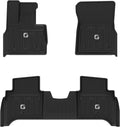 TPE All Weather Custom Fit Floor Mats 1st & 2nd Row Full Set Black V631141