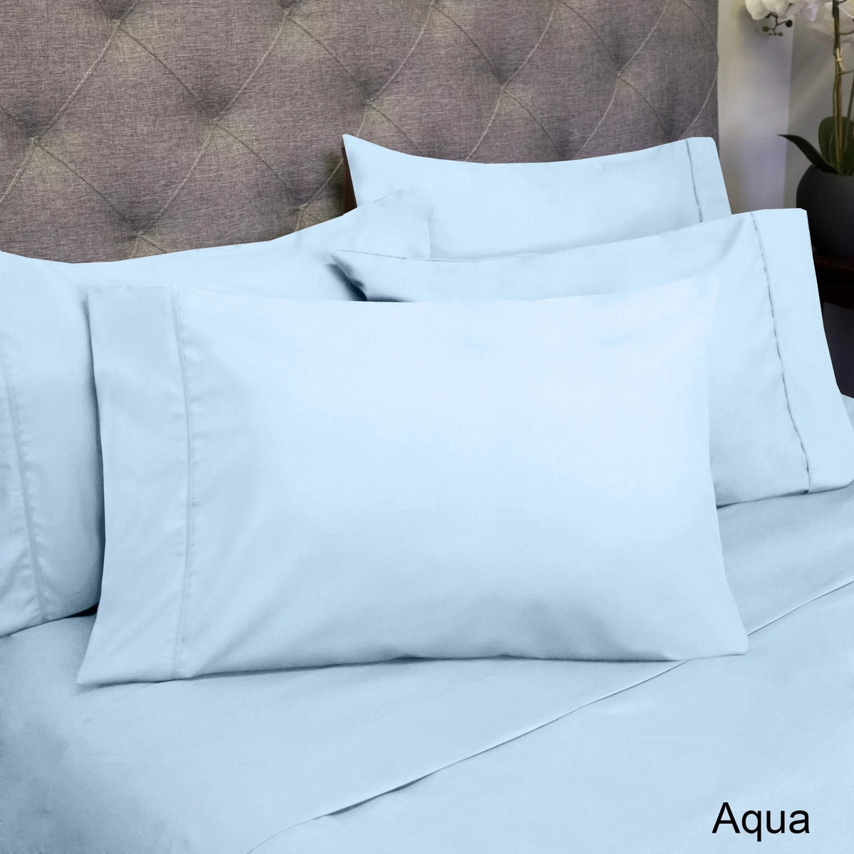 Queen 6-Piece Bed Sheet Set Navy Y399170
