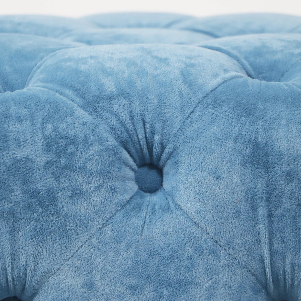 Velvet Tufted Square Ottoman S899