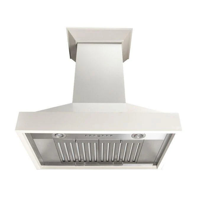 48 in. Wooden Wall Mount Range Hood F636