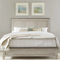 Queen Panel Bed in Weathered Linen R1289