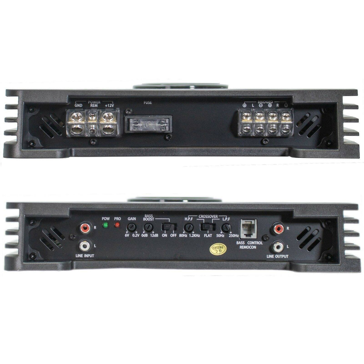 2 Channels 2800W Class A/B Car Audio Amplifier O552