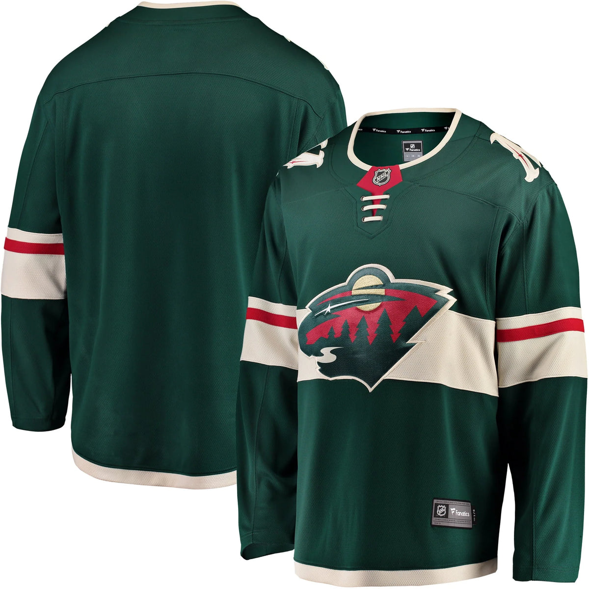 Men's Green Minnesota Wild Home Jersey T606