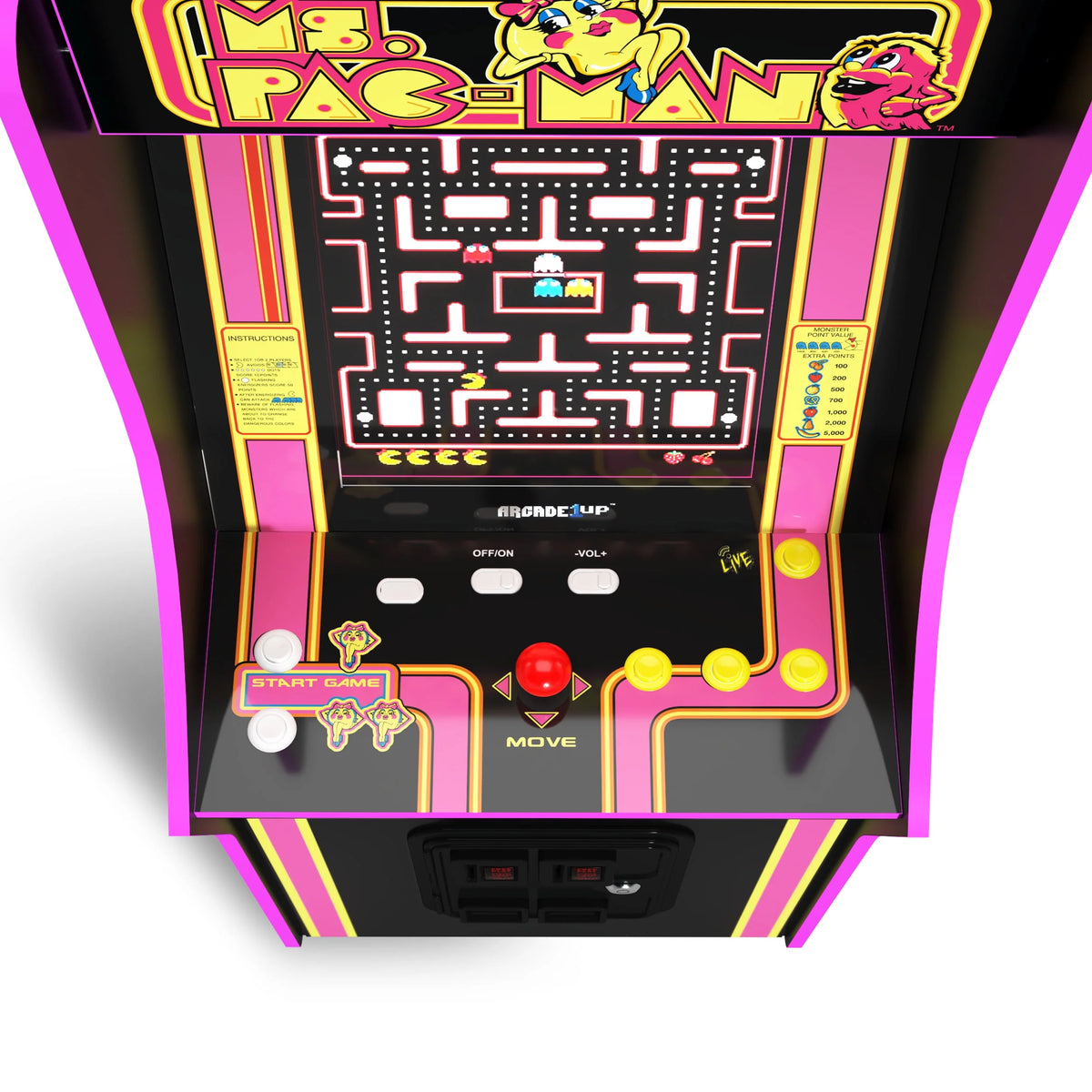4-foot-tall Stand-up Arcade Game with 14 Classic Games and 17-inch Screen C771840