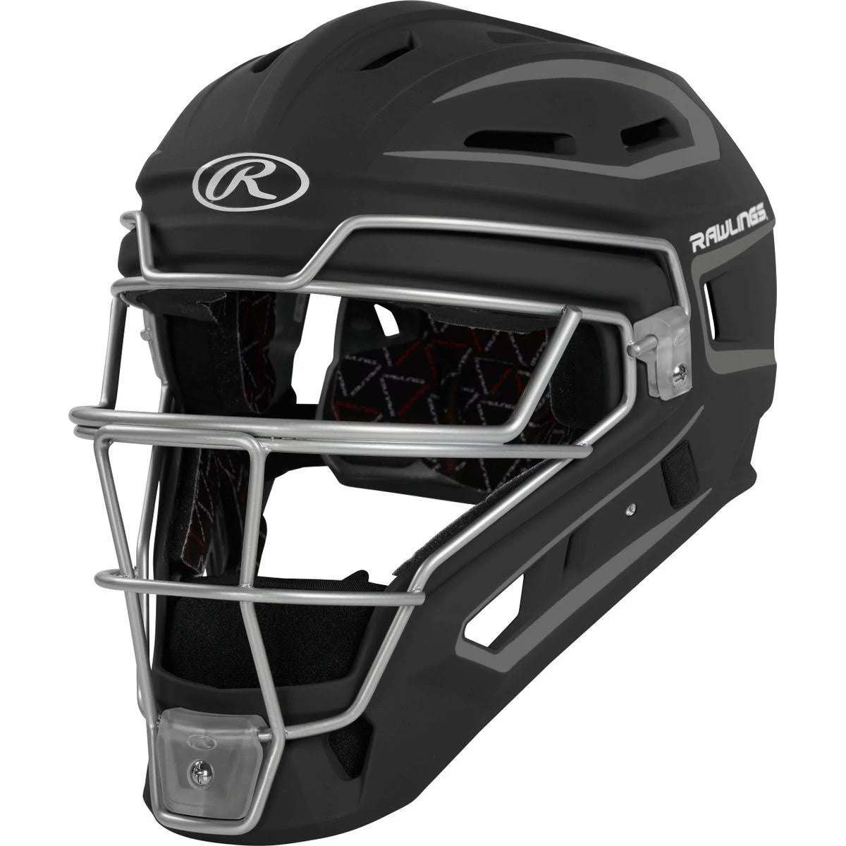 Maroon White Two-Tone Catcher's Helmet L73859