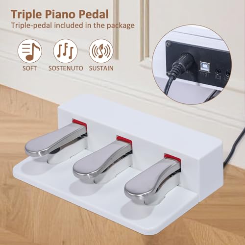 88 Key Weighted Hammer Action Digital Piano with Stand H107475