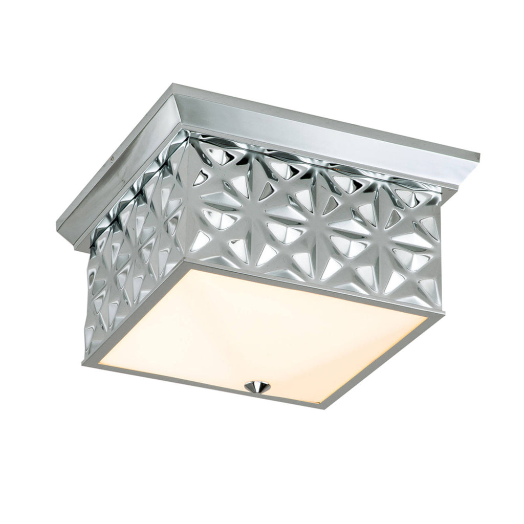 Chrome Square Flush Mount U667569