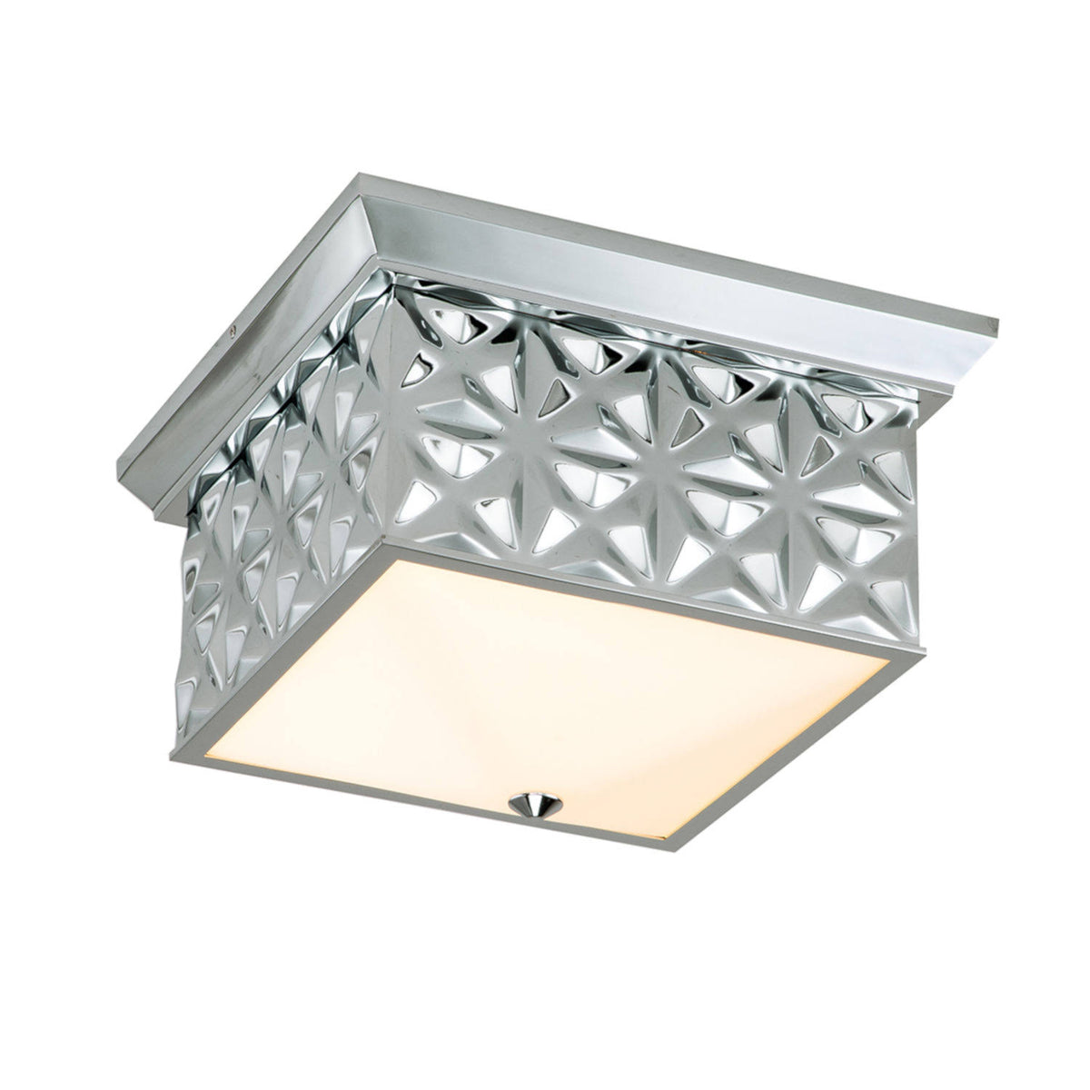 Chrome Square Flush Mount U667569