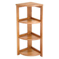 Medium Oak Corner Bookcase J811766