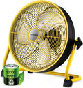 12 Inch Battery Powered Portable Fan with Metal Blade J725