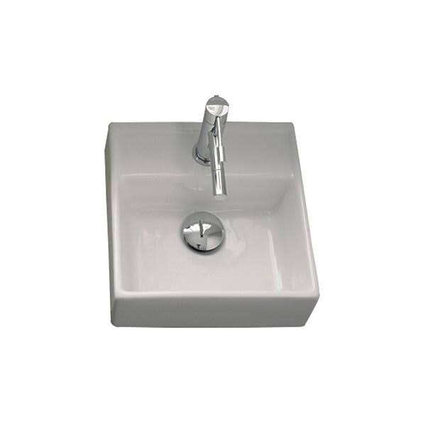 Wall Mount White Bathroom Sink P688