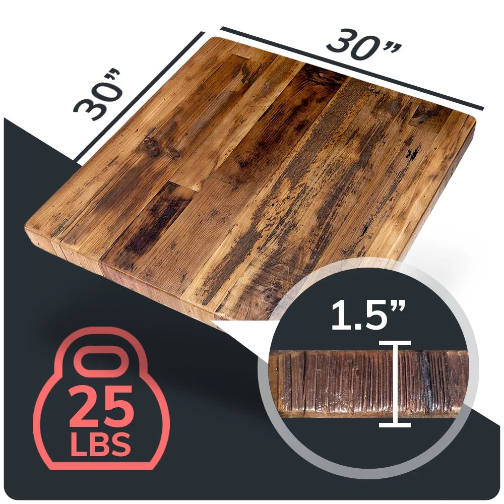 Reclaimed Wood Table Top N689