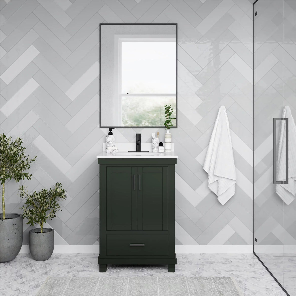 24 Inch Bathroom Vanity with Sink S77803