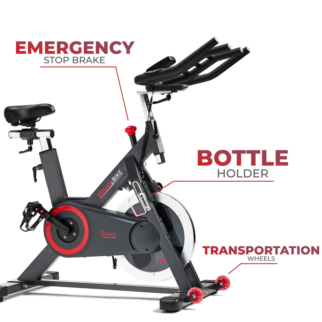 Indoor Cycling Smart Stationary Bike with Bluetooth Connectivity W925382
