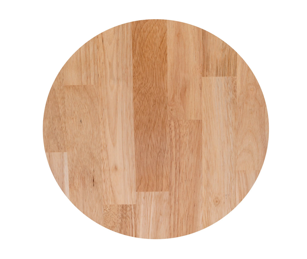 Black Metal Base with Natural Wood Seat Backless Stool L209
