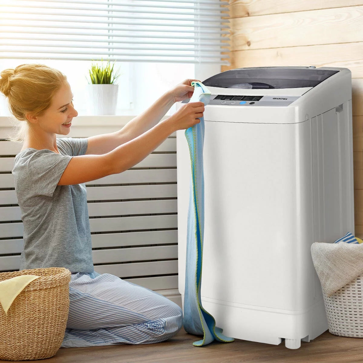 Portable Compact Washing Machine 1.34 Cu.ft I61647