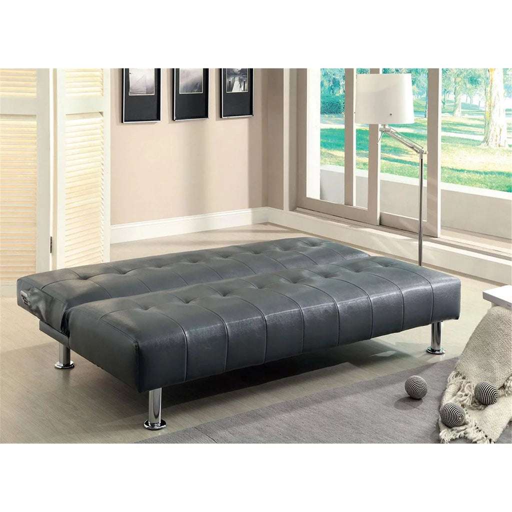 White Futon Sofa C74098