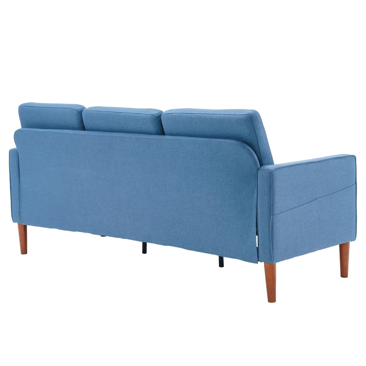 Dark Grey L Shaped Linen Fabric Convertible Sectional Sofa Z7697
