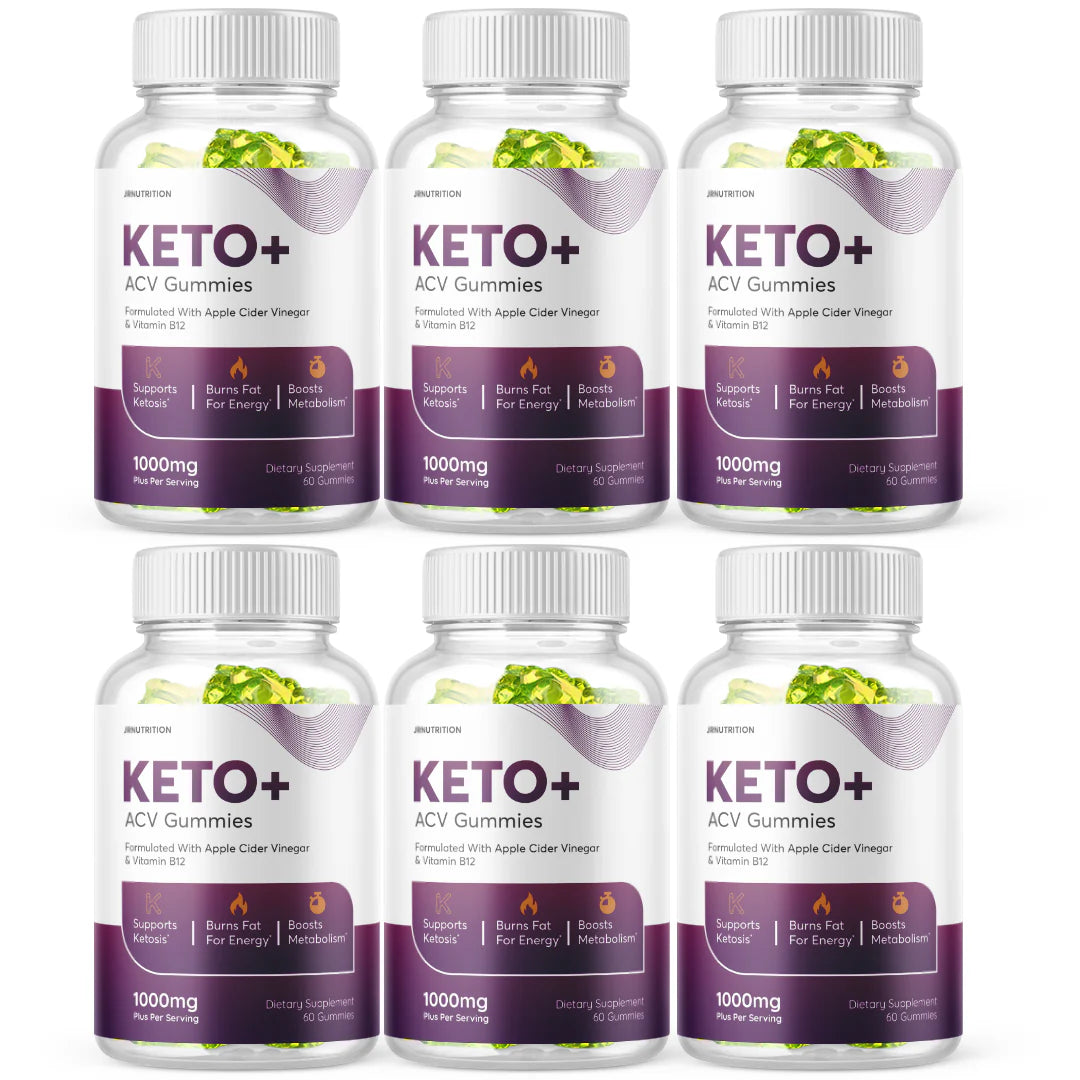 Keto ACV 1000mg Gummies 6 Bottles Y382670