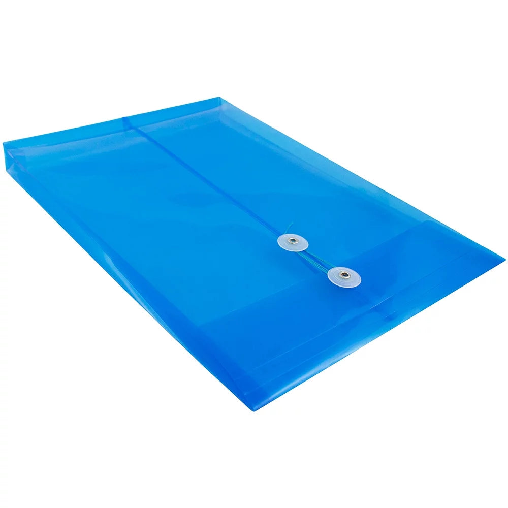 Blue Plastic Envelopes 12/Pack X769