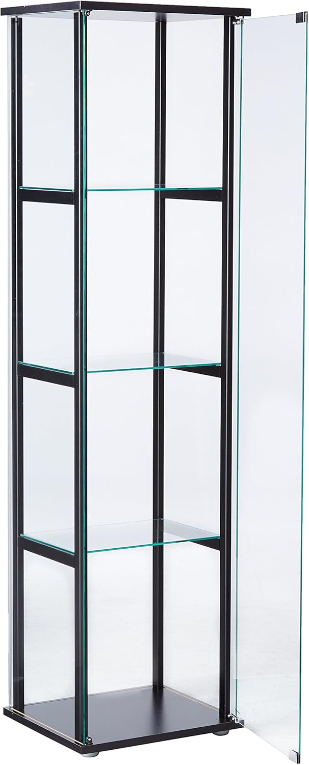 3-Shelf Glass Curio Cabinet C212