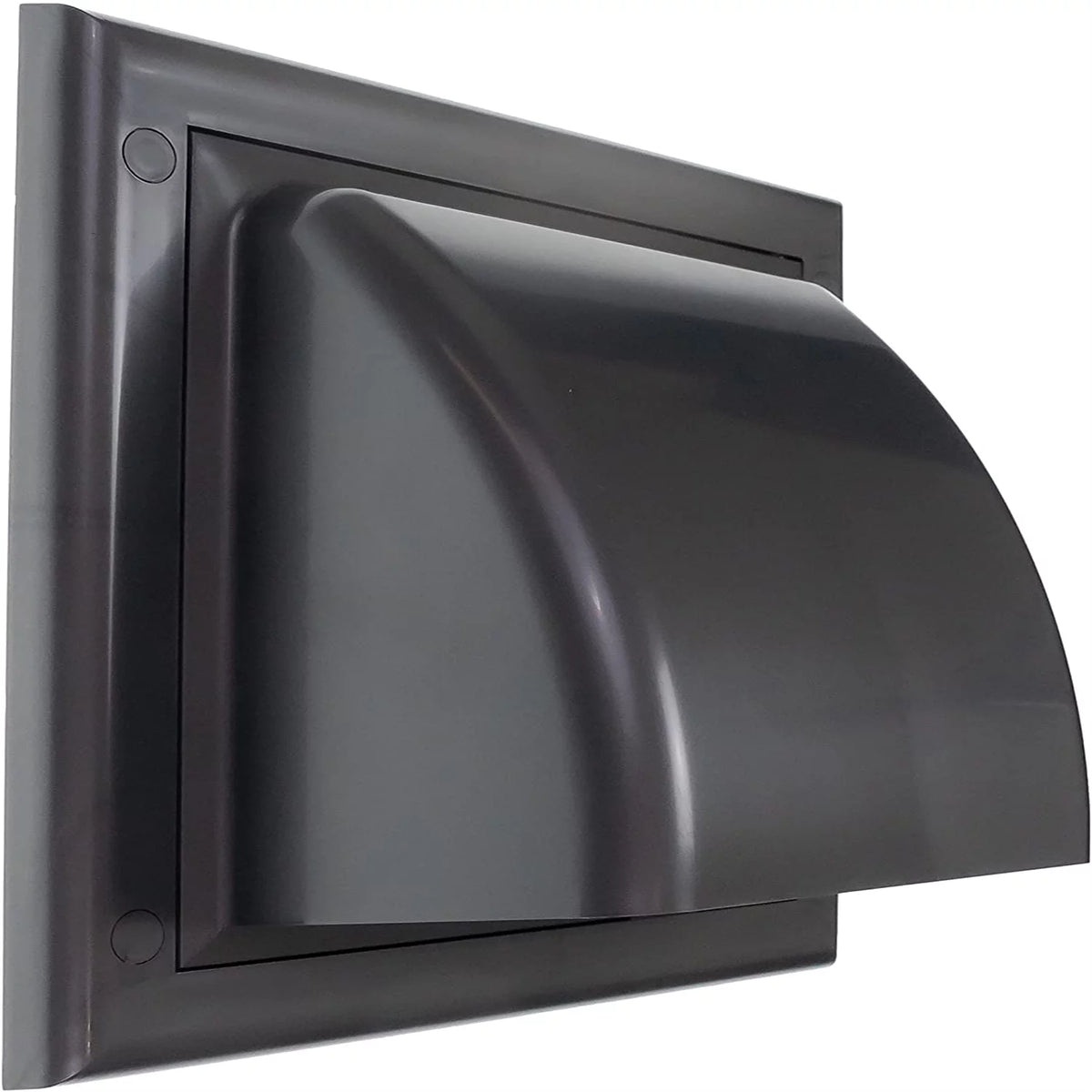 4 Inches Graphite Dryer Vent Hood with Bird Protection and Check Valve H7484