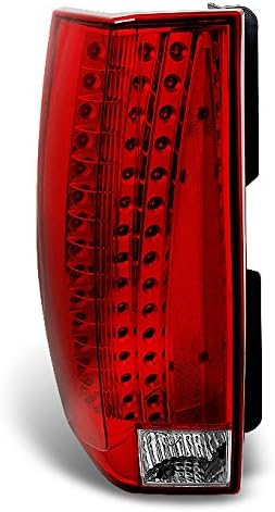 Red Clear Rear LED Tail Lights Brake Lamps Driver Side Left Replacement Assembly V97428