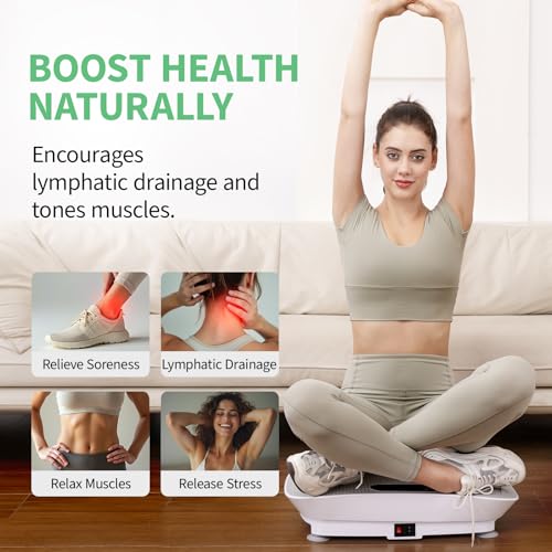 Vibration Plate Exercise Machine with Bluetooth Remote H5009