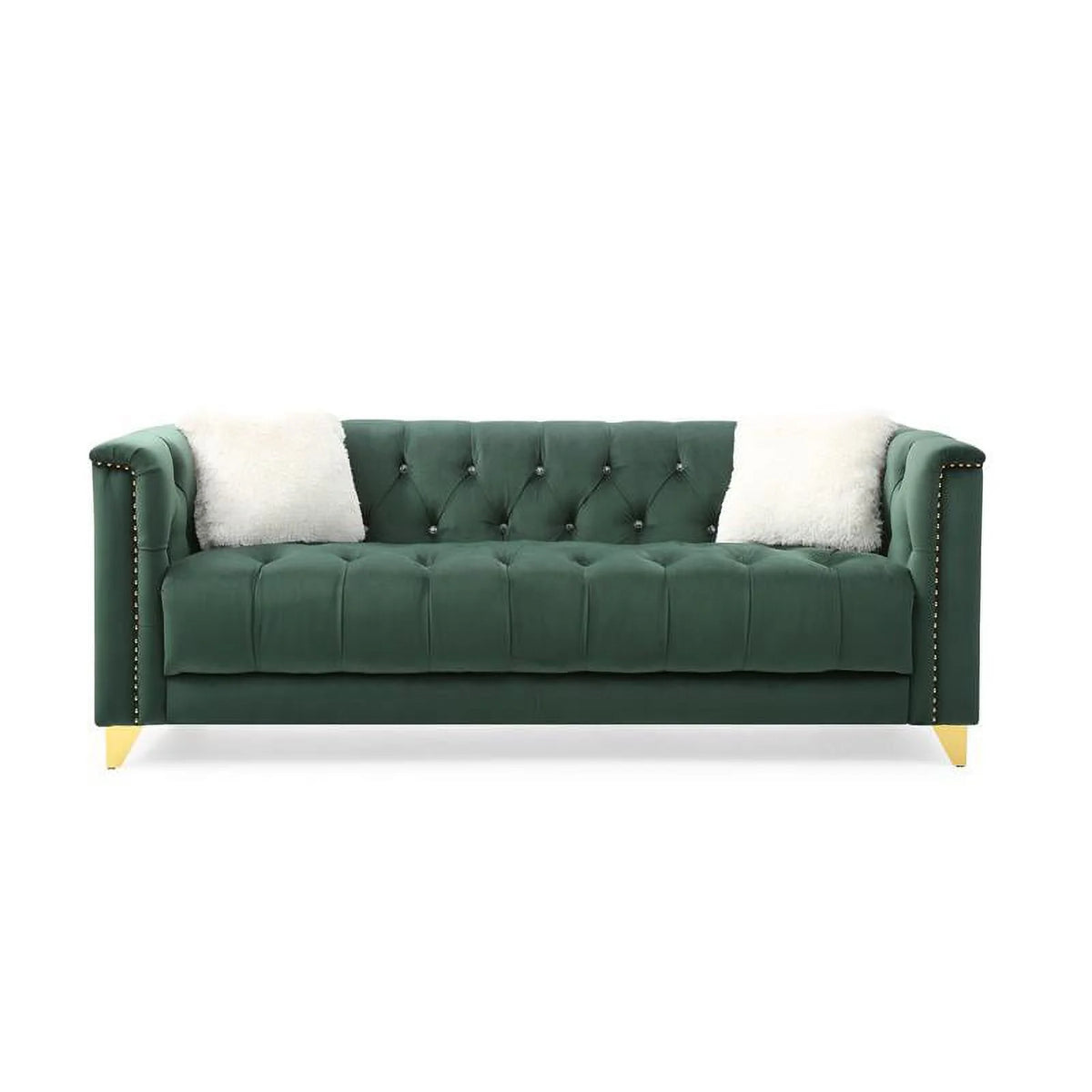 Green Velvet 3Pc Upholstery Living Room Set D532171