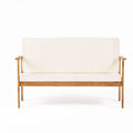 Acacia Wood Bench with Cushion C10778