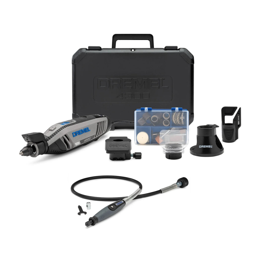 Rotary Tool Kit with LED Light and Flex A37410