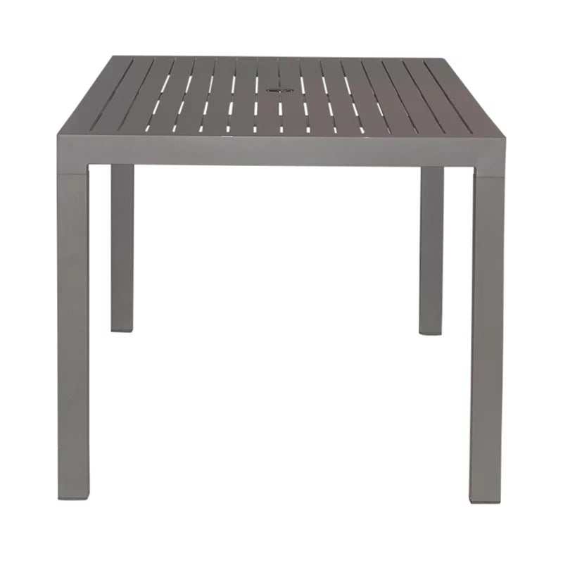 72"W Aluminum Outdoor Rectangular Leg Table K49348