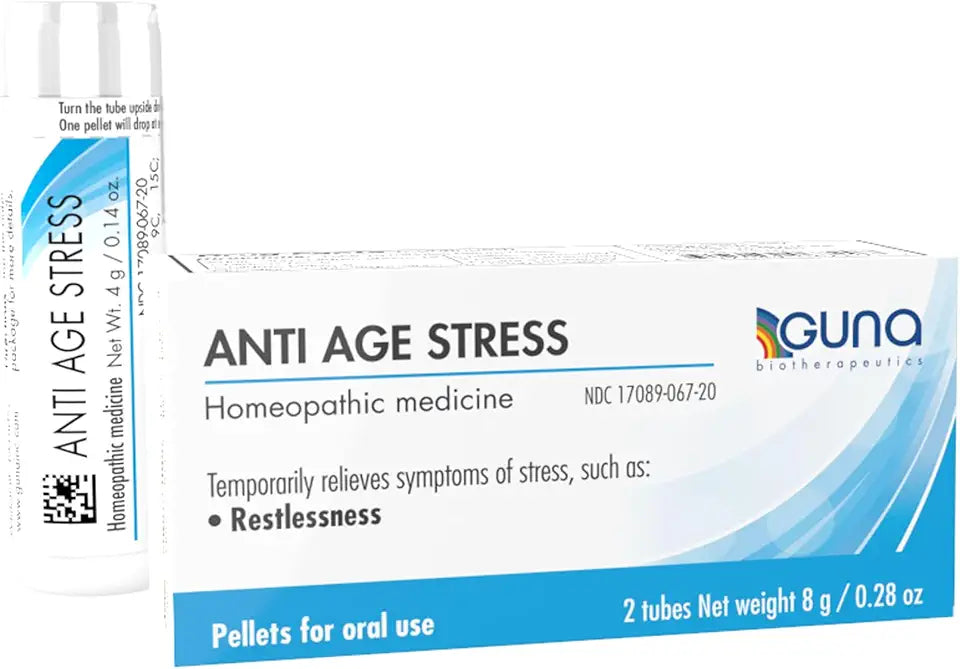 Natural Homeopathic Stress Relief Remedy - 2 Tubes I969011