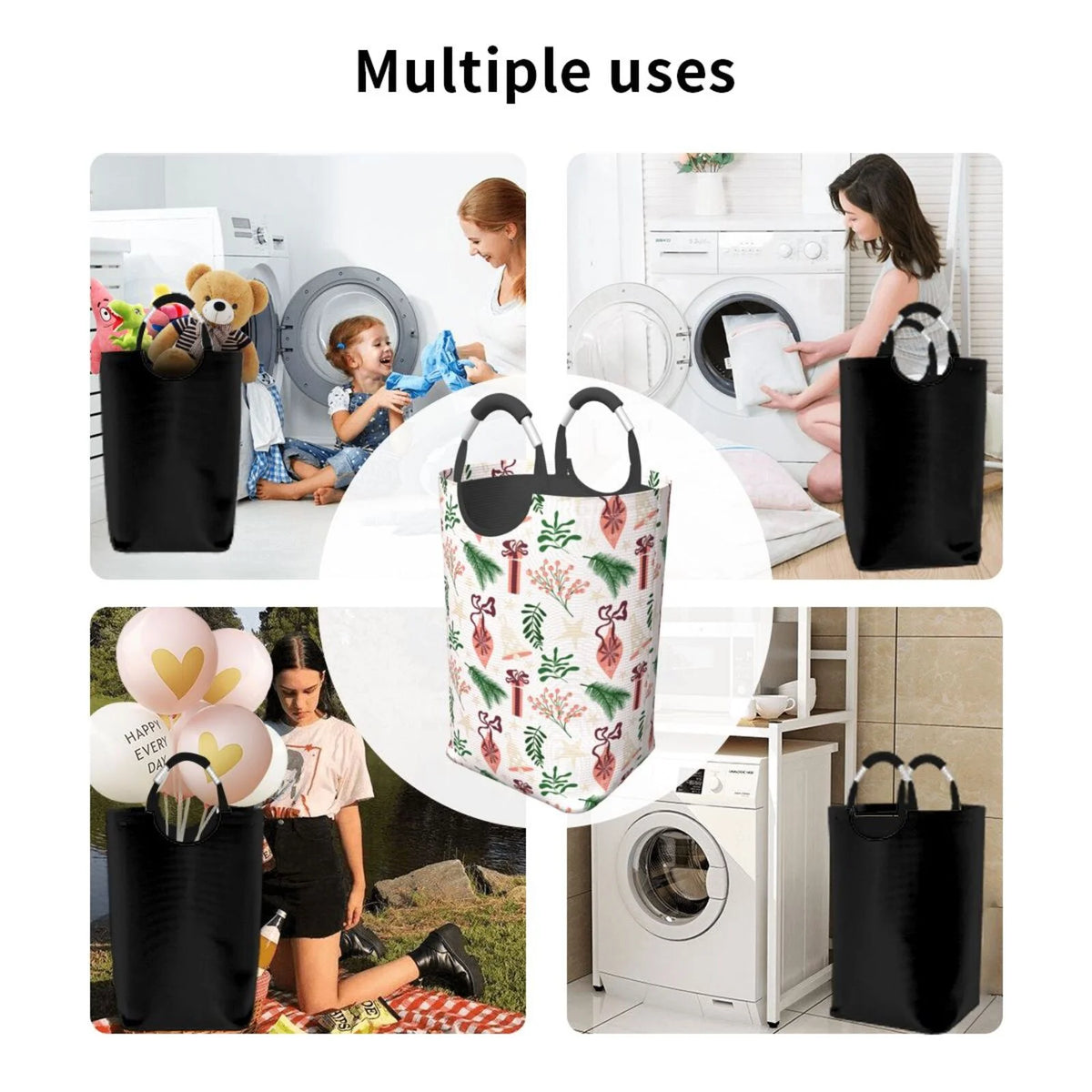 Collapsible Laundry Basket 50L R8888