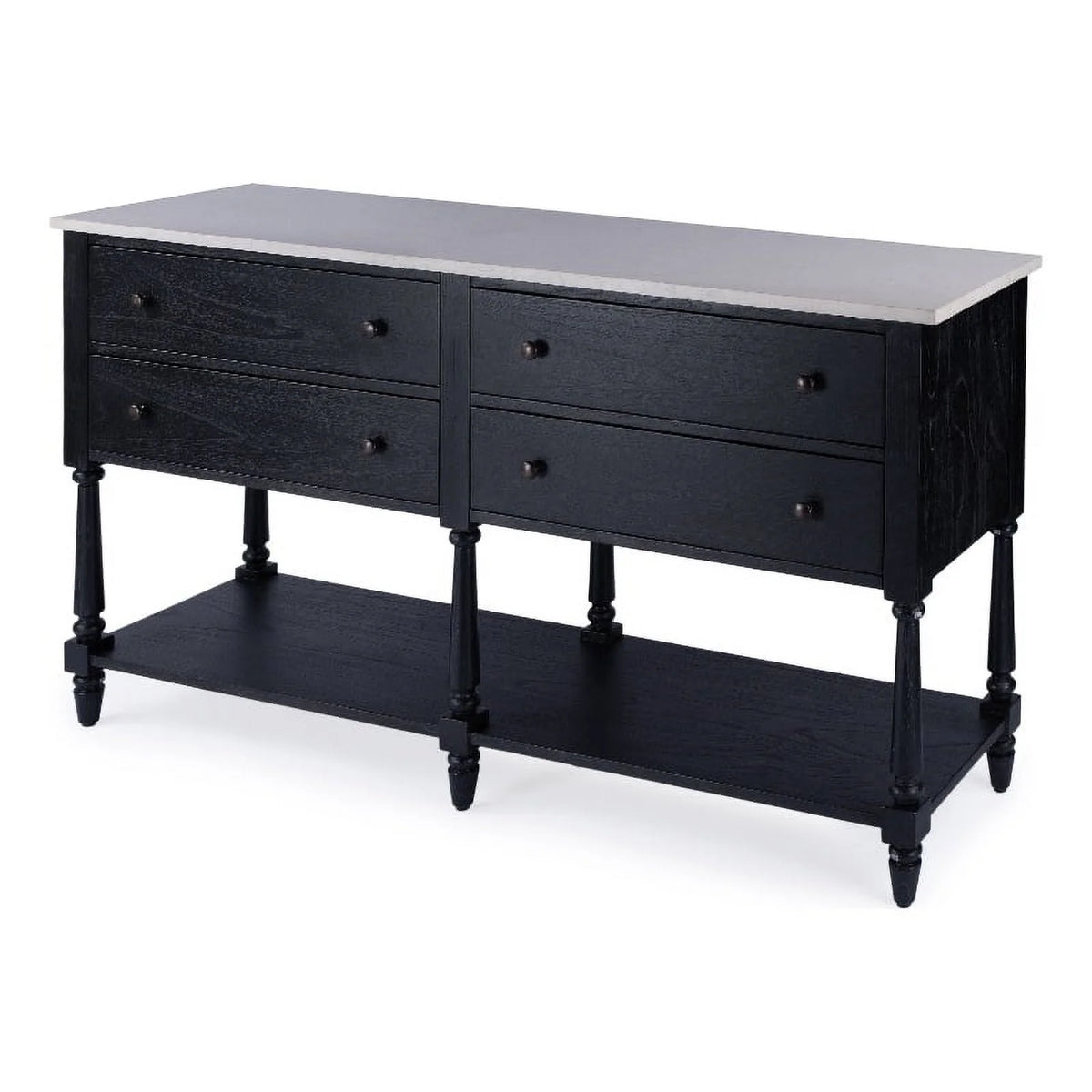 Black Marble Sideboard F158