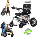 Folding Electric Wheelchair with Memory Gel Seat Cushion Q6651