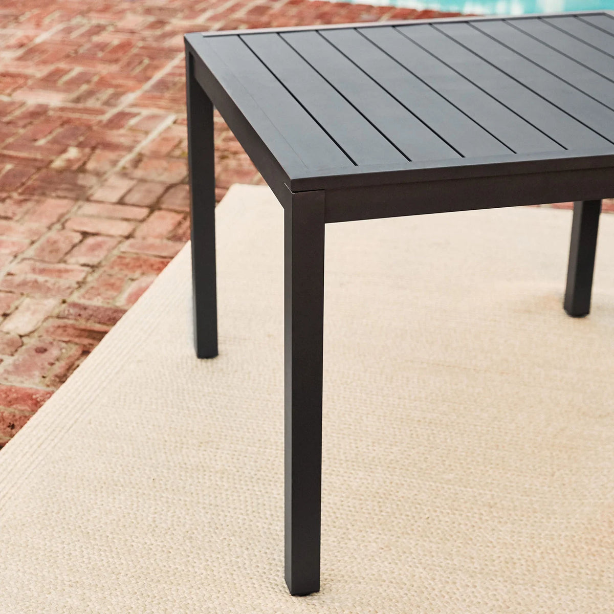 7-Piece Gray Aluminum Outdoor Dining Set I55051