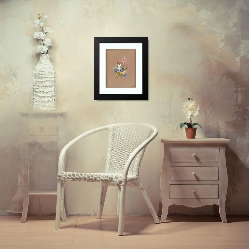 Black Modern Framed Art Print F30599