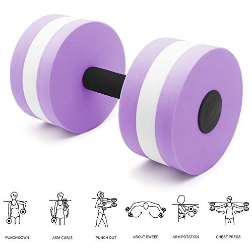 Water Dumbbells 2PCS Foam Barbells C694559