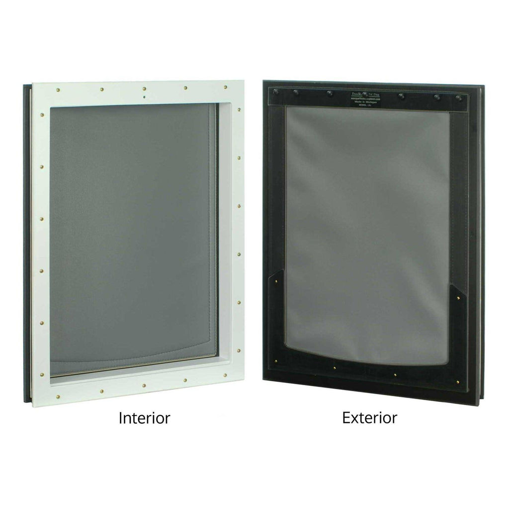 Door Mounted Dog Doors Large Clear L5220